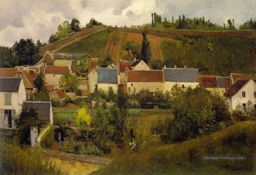  Pissarro Tableau - vue de l ermitage jallais collines pontoise Camille Pissarro